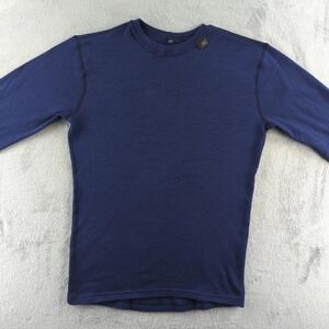 Helly Hansen Shirt Mens XL Tall Navy Thermal Base Layer Long Sleeve Crewneck